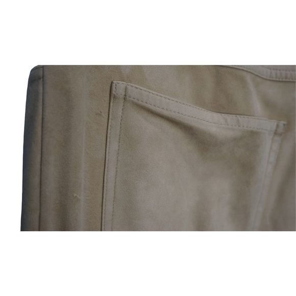 Women's Tan Suede Wide Leg‎ Dress Pants FA 05 GRP 1- Size 12 - Picture 4 of 9